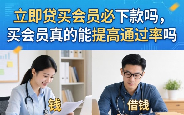 立即贷买会员必下款吗,买会员真的能提高通过率吗 买会员真的能提高通过率吗