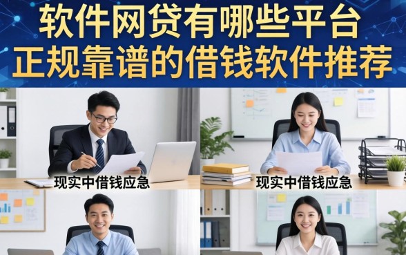 软件网贷有哪些平台，正规靠谱的借钱软件推荐