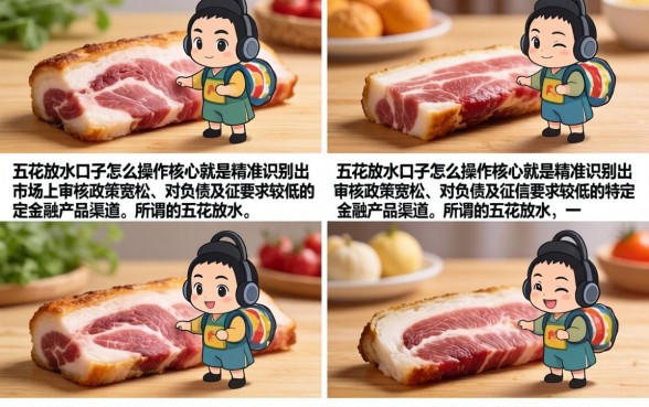 五花放水口子怎么放