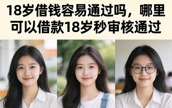 哪里可以借钱18岁秒审核通过