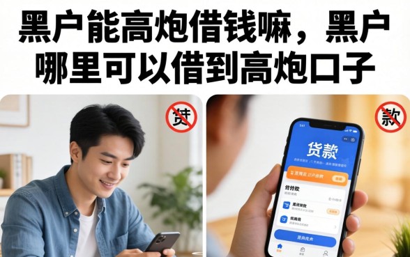 黑户哪里可以借到高炮口子