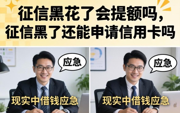 征信黑花了会提额吗,征信黑了还能申请信用卡吗 征信黑了还能申请信用卡吗