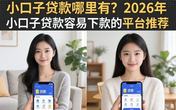 小口子贷款哪里有?2026年小口子贷款容易下款的平台推荐 2026年小口子贷款容易下款的平台推荐