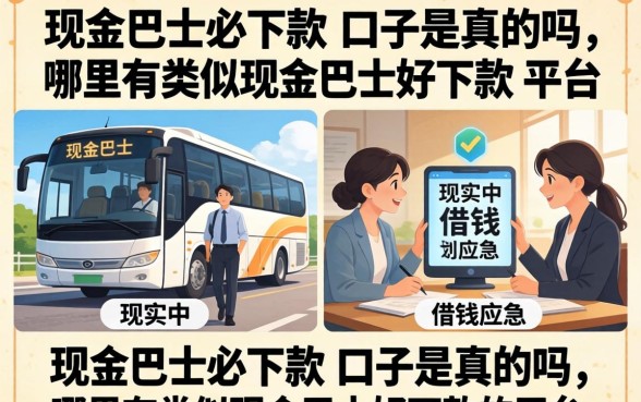 现金巴士必下款的口子是真的吗，哪里有类似现金巴士好下款的平台