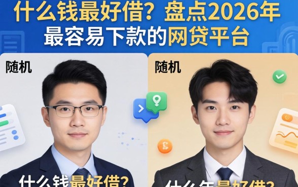 什么钱最好借？盘点2026年最容易下款的网贷平台