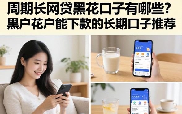 周期长网贷黑花口子有哪些？黑户花户能下款的长期口子推荐