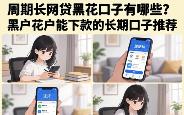 黑户花户能下款的长期口子推荐