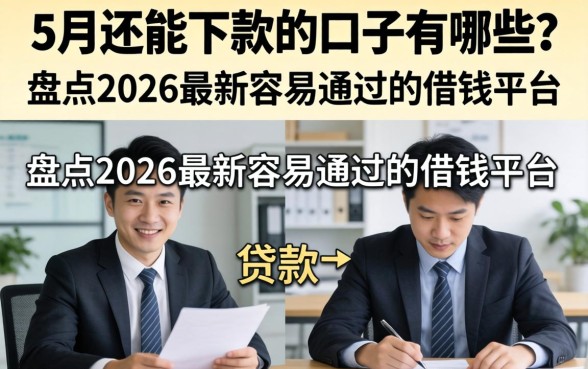 5月还能下款的口子有哪些?盘点2026最新容易通过的借钱平台 盘点2026最新容易通过的借钱平台