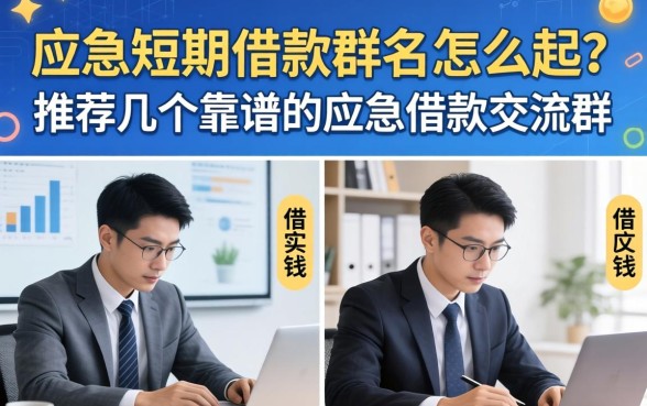 应急短期借款群名怎么起?推荐几个靠谱的应急借款交流群 推荐几个靠谱的应急借款交流群