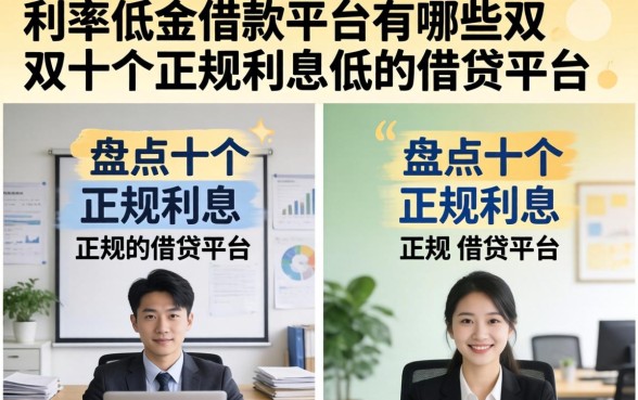利率低的借款平台有哪些，盘点十个正规利息低的借贷平台
