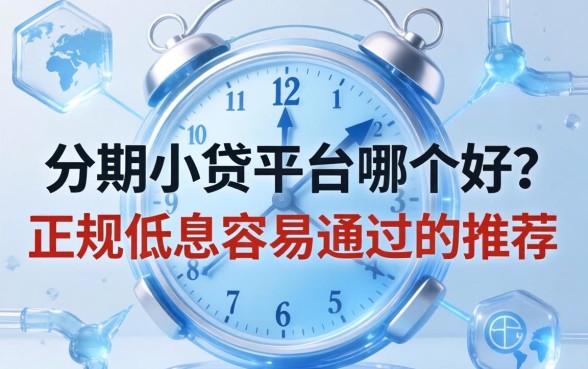 分期小贷平台哪个好?正规低息容易通过的推荐 正规低息容易通过的推荐