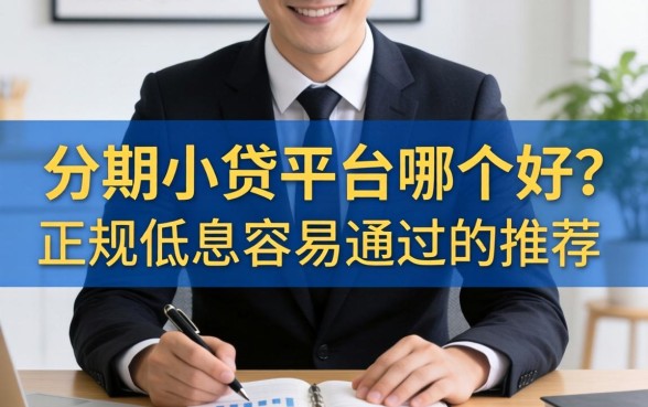 分期小贷平台哪个好?正规低息容易通过的推荐 正规低息容易通过的推荐
