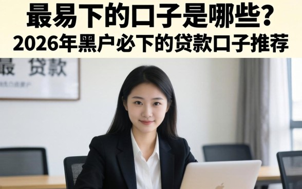 最易下的口子是哪些?2026年黑户必下的贷款口子推荐 2026年黑户必下的贷款口子推荐