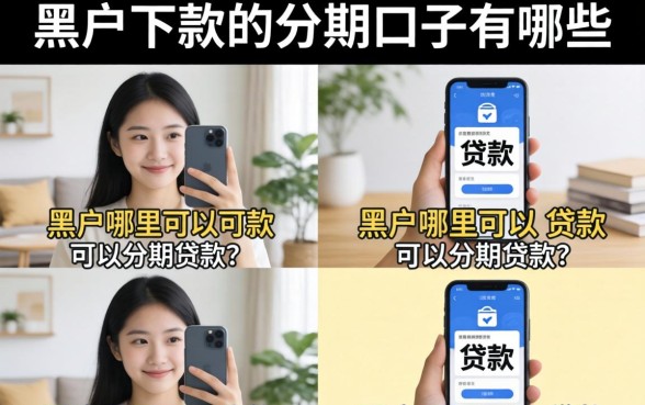 黑户下款的分期口子有哪些,黑户哪里可以分期贷款? 黑户下款的分期口子有哪些