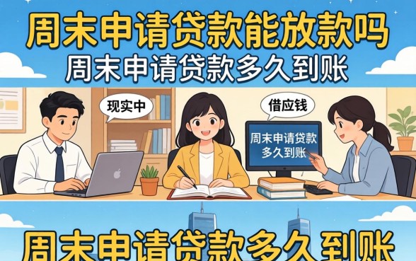 周末申请贷款能放款吗，周末申请贷款多久到账