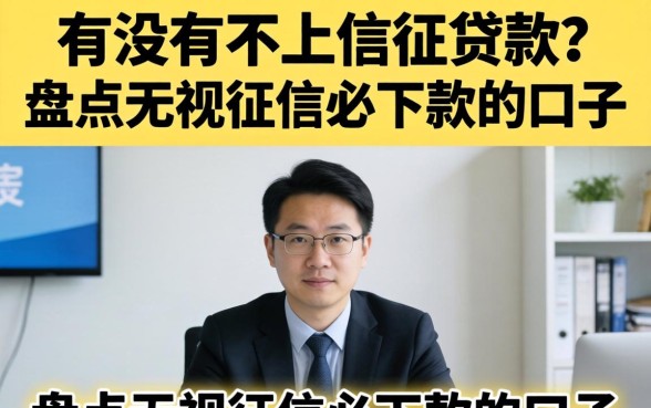 盘点无视征信必下款的口子