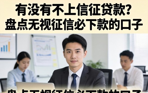 盘点无视征信必下款的口子