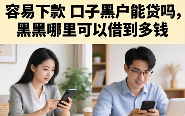 容易下款的口子黑户能贷吗