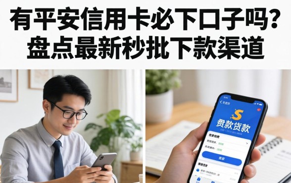 有平安信用卡必下口子吗？盘点最新秒批下款渠道