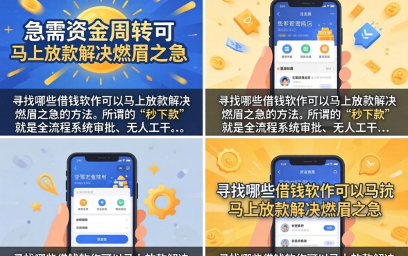 什么借钱软件秒下款?正规靠谱极速放款平台推荐 正规靠谱极速放款平台推荐