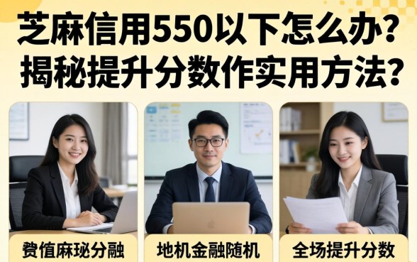 芝麻信用550以下怎么办