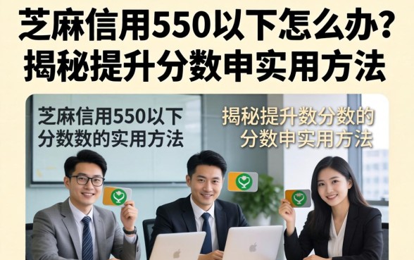 芝麻信用550以下怎么办