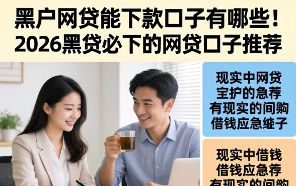 黑户网贷能下款口子有哪些,2026黑户必下的网贷口子推荐 2026黑户必下的网贷口子推荐
