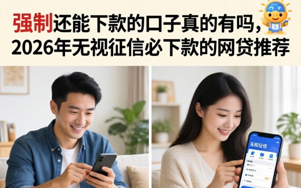 强制还能下款的口子真的有吗,2026年无视征信必下款的网贷推荐 2026年无视征信必下款的网贷推荐