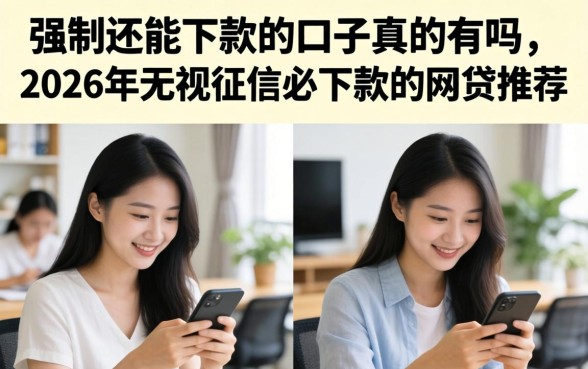 强制还能下款的口子真的有吗,2026年无视征信必下款的网贷推荐 2026年无视征信必下款的网贷推荐