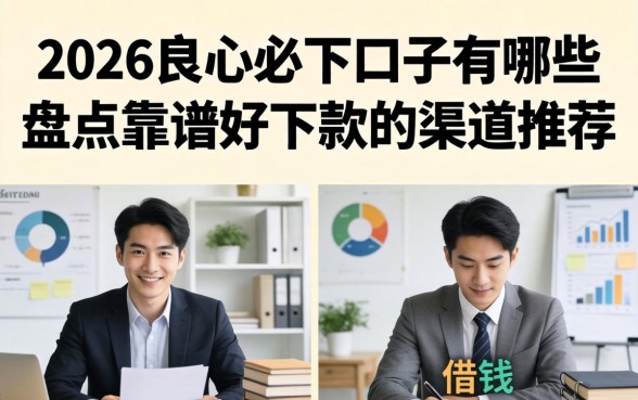 2026良心必下口子有哪些，盘点靠谱好下款的渠道推荐