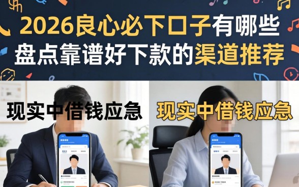 2026良心必下口子有哪些,盘点靠谱好下款的渠道推荐 2026良心必下口子有哪些