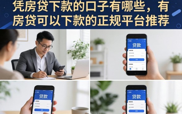 有房贷可以下款的正规平台推荐