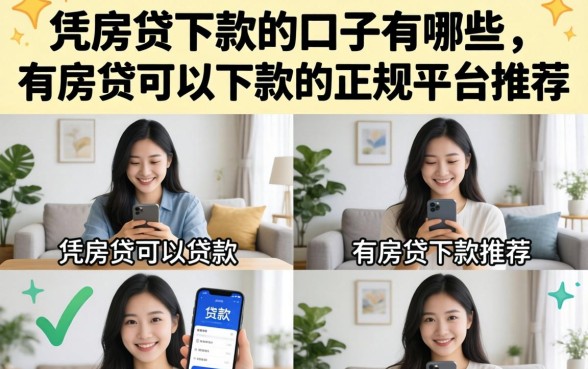 有房贷可以下款的正规平台推荐