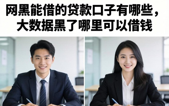 网黑能借的贷款口子有哪些