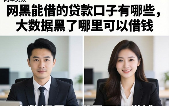 网黑能借的贷款口子有哪些