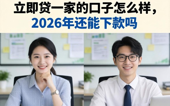 立即贷一家的口子怎么样,2026年还能下款吗? 立即贷一家的口子怎么样