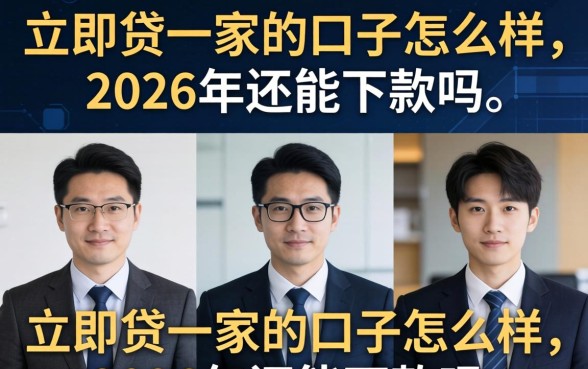 立即贷一家的口子怎么样,2026年还能下款吗? 立即贷一家的口子怎么样
