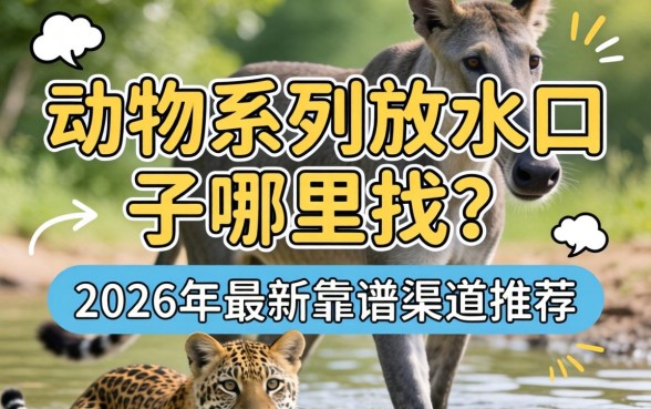 动物系列放水口子哪里找?2026年最新靠谱渠道推荐 2026年最新靠谱渠道推荐