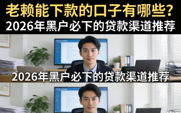 老赖能下款的口子有哪些?2026年黑户必下的贷款渠道推荐 2026年黑户必下的贷款渠道推荐