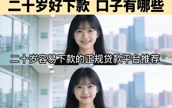 二十岁好下款的口子有哪些，二十岁容易下款的正规贷款平台推荐