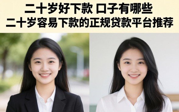 二十岁好下款的口子有哪些,二十岁容易下款的正规贷款平台推荐 二十岁容易下款的正规贷款平台推荐