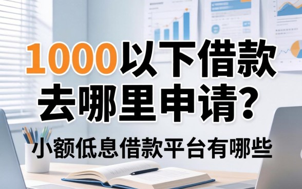 1000以下借款去哪里申请
