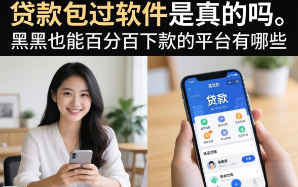 贷款包过软件是真的吗,黑户也能百分百下款的平台有哪些 黑户也能百分百下款的平台有哪些
