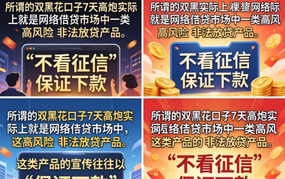 2026双黑逾期必下的口子推荐