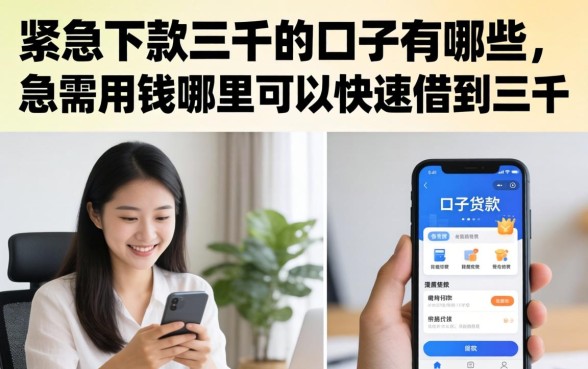 紧急下款三千的口子有哪些,急需用钱哪里可以快速借到三千 急需用钱哪里可以快速借到三千