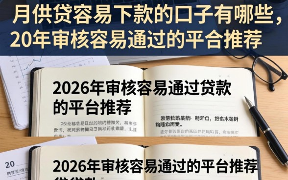 月供贷容易下款的口子有哪些,2026年审核容易通过的平台推荐 2026年审核容易通过的平台推荐