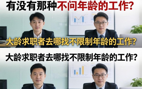 有没有那种不问年龄的工作?大龄求职者去哪找不限制年龄的工作? 大龄求职者去哪找不限制年龄的工作