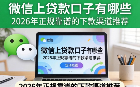 2026年正规靠谱的下款渠道推荐