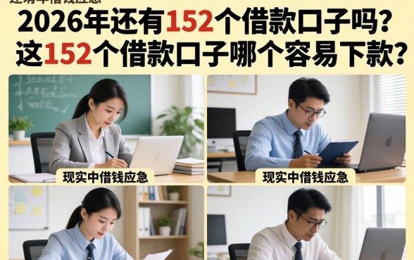 2026年还有152个借款口子吗?这152个借款口子哪个容易下款? 2026年还有152个借款口子吗