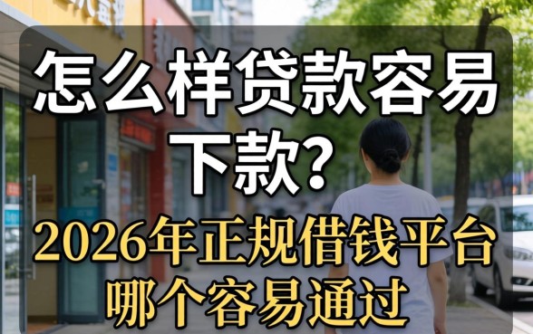 2026年正规借钱平台哪个容易通过